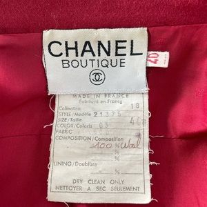 Vintage Chanel Wool Blazer
